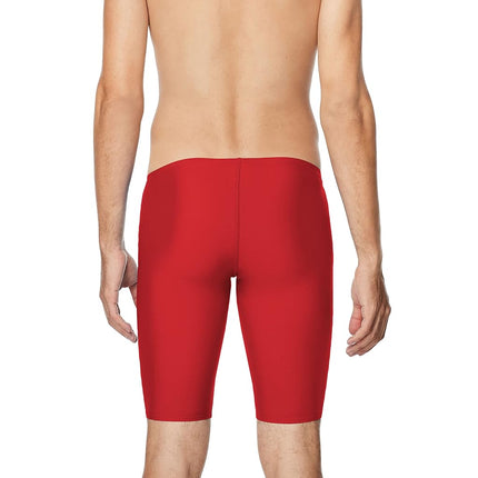 Speedo Men's Competitive Endurance+ Solid Jammer Swim Suit - Speedo Red, 32