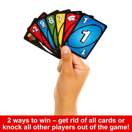Mattel Games UNO Show ‘em No Mercy Card Game in Storage Tin,Ages 7+