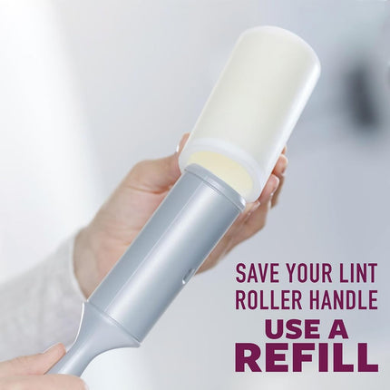 Scotch-Brite Pet Hair Pickup Lint Rollers, 2 Rollers, 100 Sheets Per Roller, 200 Sheets Total, Reusable Lint Roller, Works Great on Pet Hair