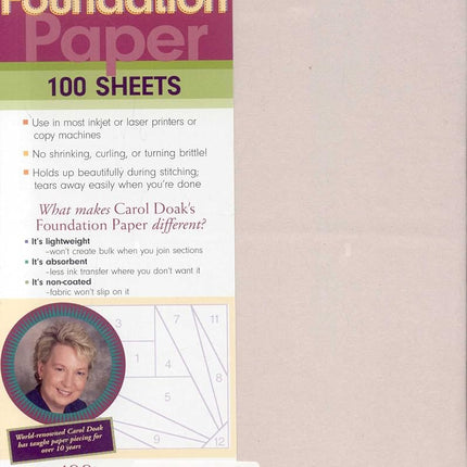 Carol Doak's Foundation Paper