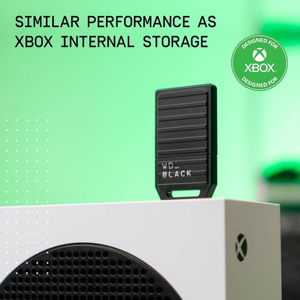 WD_BLACK C50 512GB Game Drive for Xbox Series X|S, Officially Licensed, Plug-and-Play, Quick Resume. Xbox Velocity Architecture, Save More Games