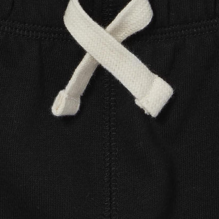 The Children's Place Baby Boys and Toddler Boys French Terry Shorts, Black, 9-12 MONTHS