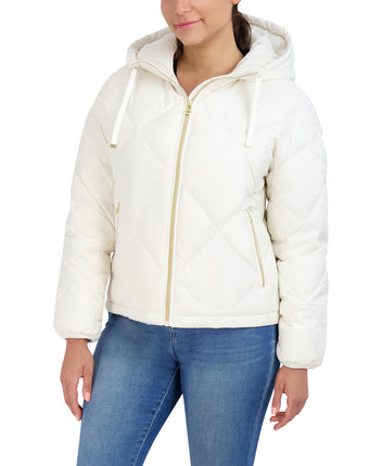 Cole Haan Womens Essential Diamond Quilted Jacket,