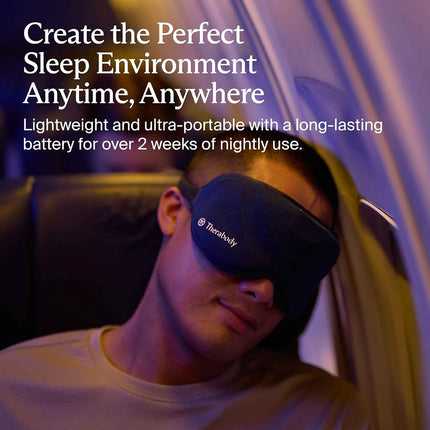 Therabody Sleep Mask Ultra-Comfortable, 100% Blackout Sleep Eye Mask