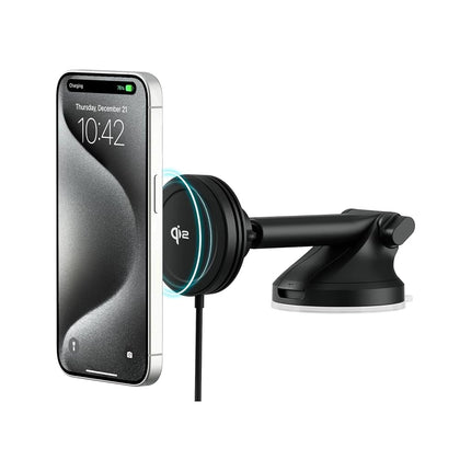 iOttie Velox Qi2 Mini 15W Wireless Charger Car Mou