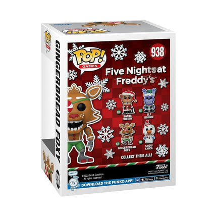Funko Pop! Games: Five Nights At Freddy's (FNAF) - Gingerbread Foxy - Collectable Vinyl Figure - Gift Idea - Official Merchandise - Toys for Kids & Adults