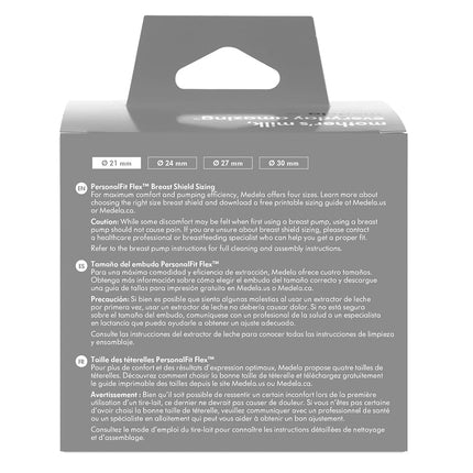 Medela PersonalFit Flex Breast Shields | 2 Pack of Small 24mm Breast Pump Flanges | Made Without BPA | Shaped Around You for Comfortable and Efficient Pumping