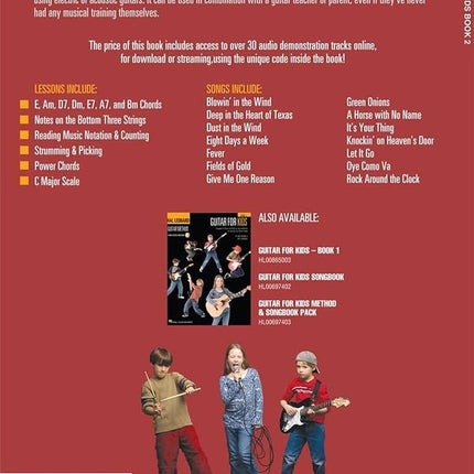 Hal Leonard Guitar Method: Guitar For Kids Book 2 (Includes Online Access Code)