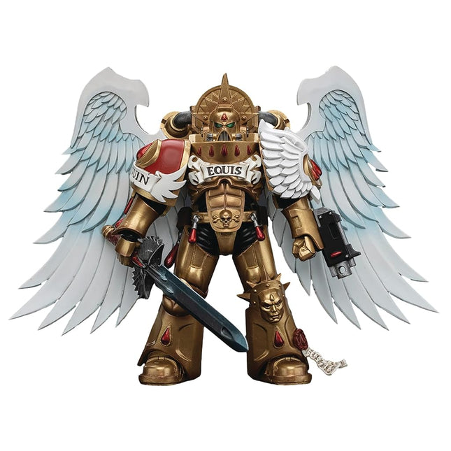 JoyToy Warhammer 40k: The Horus Heresy - Blood Angels Sanguinary Guard with Encarmine Sword 2 1:18 Scale Figure