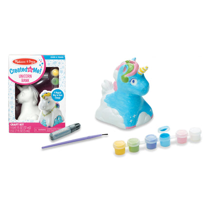 Melissa & Doug ¡Creado por mí! Kit de manualidades Banco de unicornio