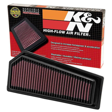 K&N Engine Air Filter: High Performance, Premium, Washable, Replacement Filter: Compatible with 2009-2015 Mercedes L4 (SLK200, SLK250, C180, C250, E200, E250), 33-2965