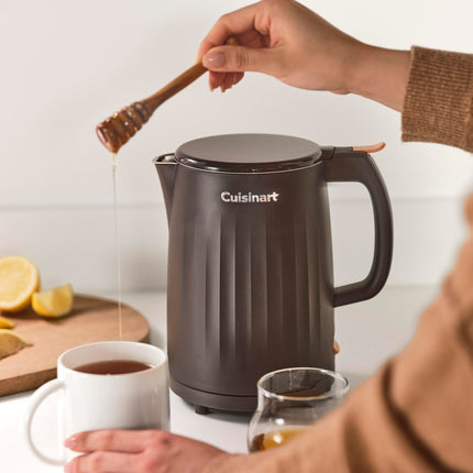 Bouilloire électrique Cuisinart Soho 1 litre à double paroi, noire