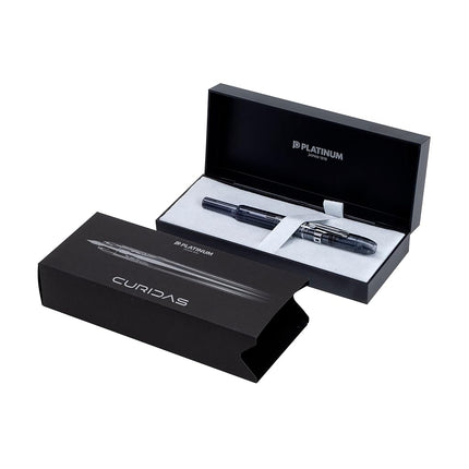PLATINUM Curidas PKN7000-43EF Fountain Pen/EF Extra Fine/Retractable/Green/Handmade/with Gift Box/Fountain Pen, Pack of 1