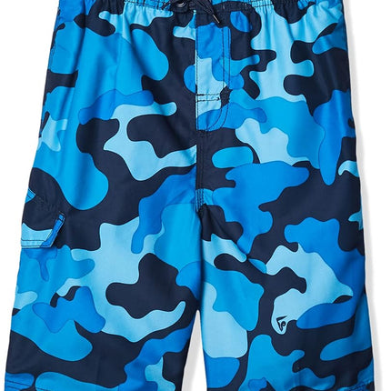 Traje de baño Kanu Surf Camuflaje para niño, Azul Marino, Mediano (10/12)