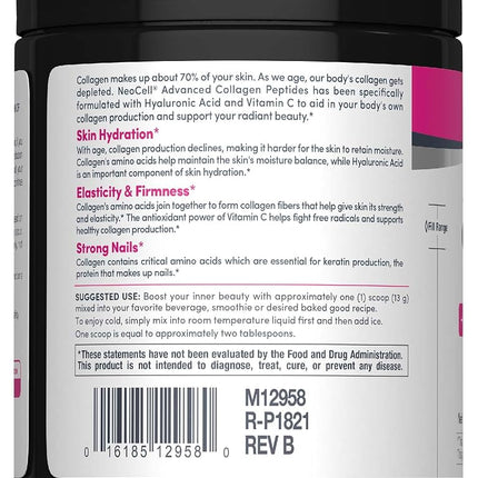 NeoCell Derma Matrix Collagen Skin Complex Powder - Collagen Types 1 & 3 - 6.46 Ounces (Packaging May Vary)
