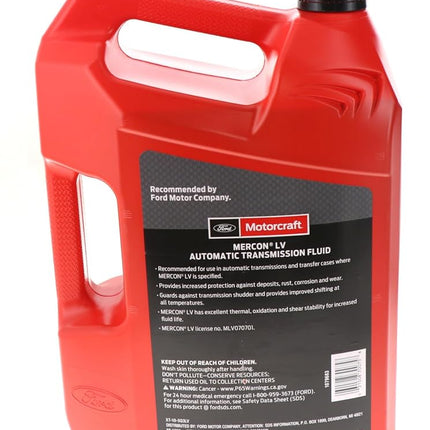 Ford XT-10-QLVC 5 Quart Mercon-Lv Automatic Transmission Fluid 1 Pack