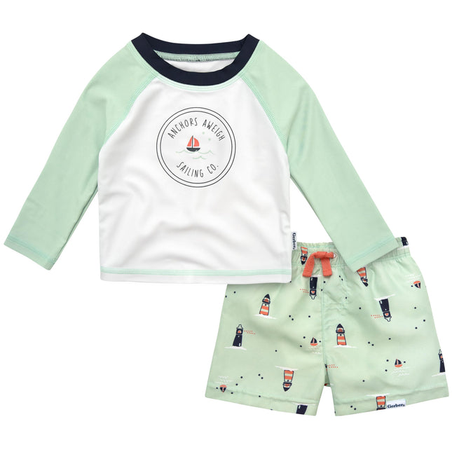 2-Piece Baby & Toddler Boys Later Gator Rash Guard