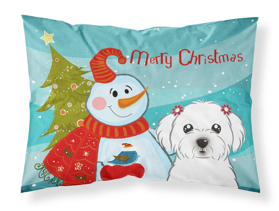 Caroline's Treasures BB1828PILLOWCASE Snowman with