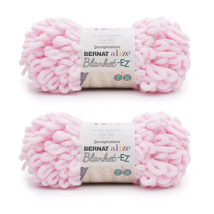Bernat Alize Blanket, 2 Pack, Powder Pink 2