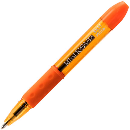 Stylo à bille Pentel RSVP Mini, (1,0 mm) Trait moyen, Encre orange, Lot de 12 (BK91MNF-F)