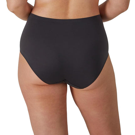 Bali Women's Double Support Brief 3-Pack, Black/Soft Taupe/Soft Taupe, Large (Pack of 3)