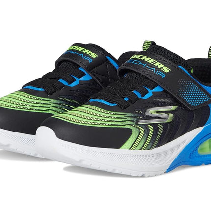 Skechers Boys' Microspec Max Vortivox Trainer, Black, 1 UK Child