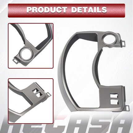HECASA New Instrument Cluster Dashboard Dash Panel Gauge Cover Bezel Trim Compatible with Nissan 2004-2006 Titan Armada