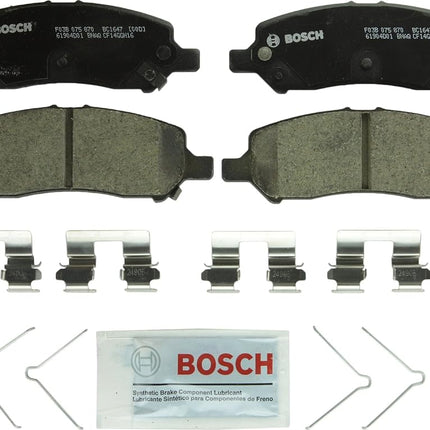 BOSCH BC1647 QuietCast Premium Ceramic Disc Brake Pad Set - Compatible with Select Dodge Dart; REAR
