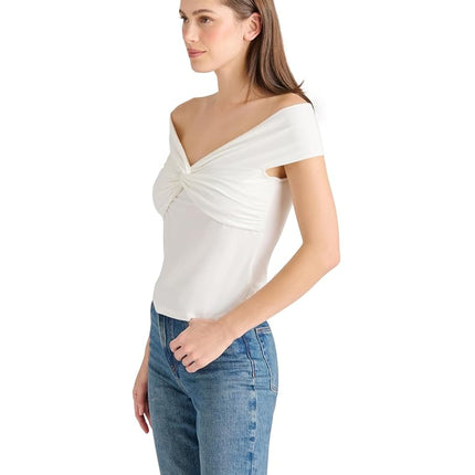 Steve Madden Women's Darra Top, Antique, XL