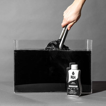Rit All-Purpose Liquid Dye, 8 Ounce, Black (Тhrее Pаck)