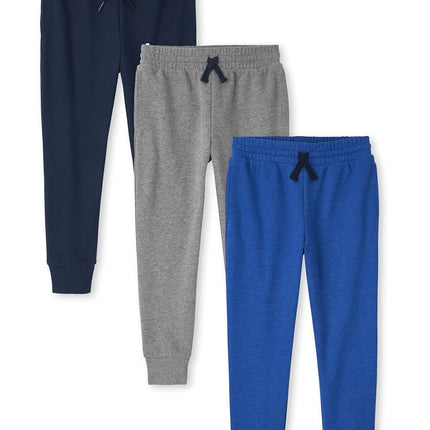 Pantalon de jogging en molleton simple pour garçon The Children's Place, bleu Renew, TP