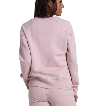 Fruit of the Loom Sweat-shirts et sweats à capuche en molleton Crafted Comfort pour femme, modèles ras-du-cou et à enfiler pour femme, Rose, Grand