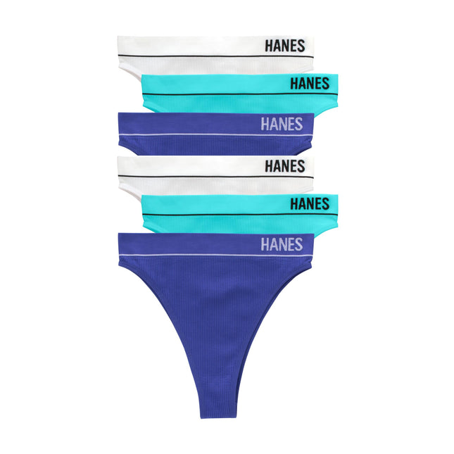 Hanes Women's Originals Seamless Rib Hi-Rise Cheek