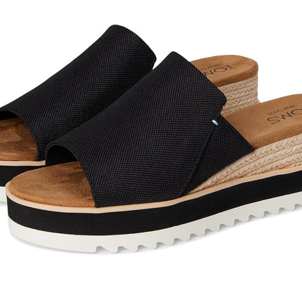TOMS Women's Platform Wedge Mule Sandals - Stylish
