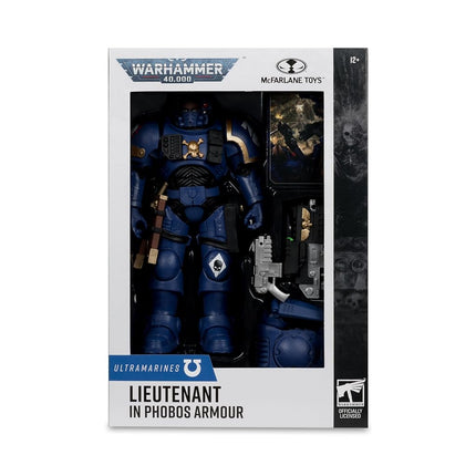 McFarlane Warhammer 40,000 Lieutenant in Phobos Armour (Ultramarines) 7in Figure Toys