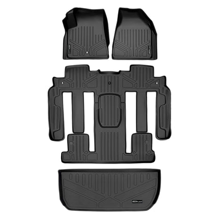 MAXLINER Custom Floor Mats 3 Rows and Cargo Liner 