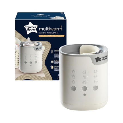 Tommee Tippee New 3 in 1 Advanced Bottle & Pouch Warmer, Breast Milk Safe, Formula Safe, Accurate Temperature Control, BPA Free - White