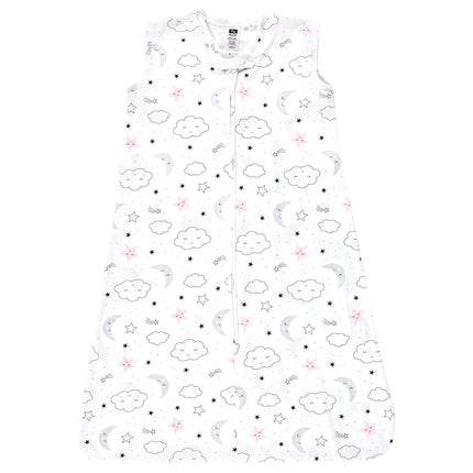 Hudson Baby Unisex Baby Cotton Sleeveless Wearable Sleeping Bag, Sack, Blanket, Dreamer, 0-6 Months