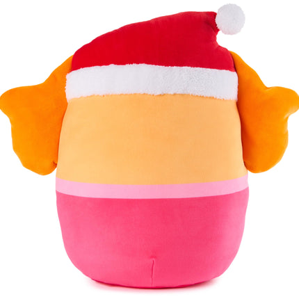 PAW Patrol Winter Holiday Skye Squish Plush, Juguete Oficial de la Famosa Serie Animada, Peluche Blandito Edición Especial para Edades de 1 Año en Adelante, 30 cm