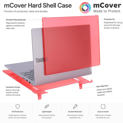 mCover Case ONLY Compatible for 2023-2026 16" Lenovo ThinkBook 16 G6 / G7 / G8 / G9 Series Windows Notebook PC(NOT Fitting Any Other Lenovo Models)- Green