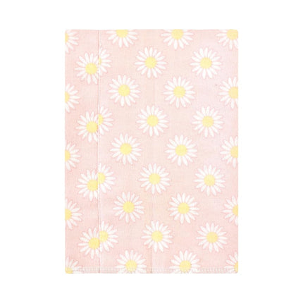 Bavoirs en flanelle de coton unisexe Hudson Baby, motif marguerites citrons, lot de 7, taille unique