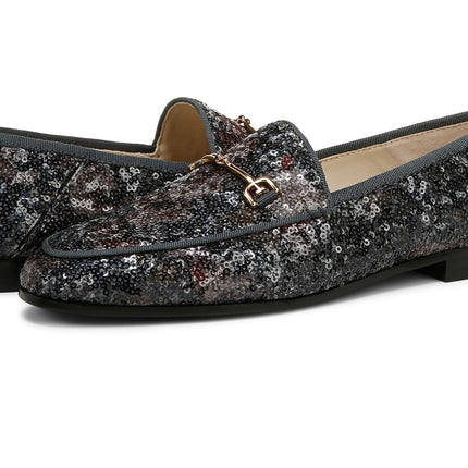 Sam Edelman Womens Loraine, Black Multi Sequin, 7