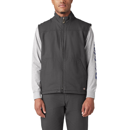 Dickies Men's Duck Canvas High Pile Fleece Lined V