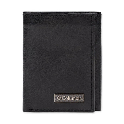 Columbia Men's RFID Trifold Wallet, Black Zipper, No Size, Trifold Rfid Security Men's Wallet