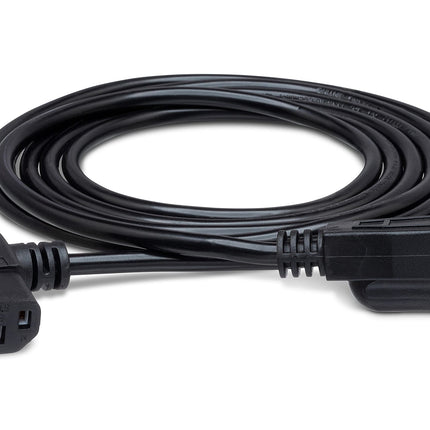 Hosa PWC-141R 1-Feet IEC C13 to Nema 5-15P RA Powe