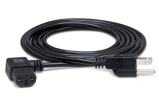 Hosa PWC-141R 1-Feet IEC C13 to Nema 5-15P RA Powe