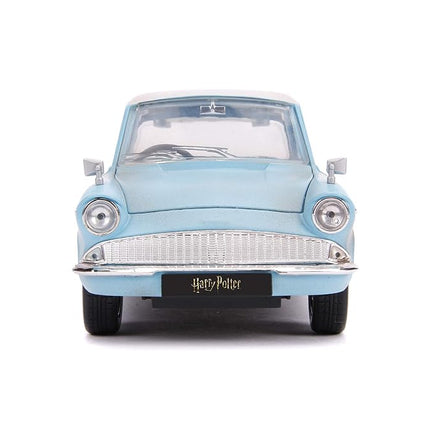 Jada JA31127 1:24 1959 Ford Anglia with Harry Potter Figure, Rusty Blue