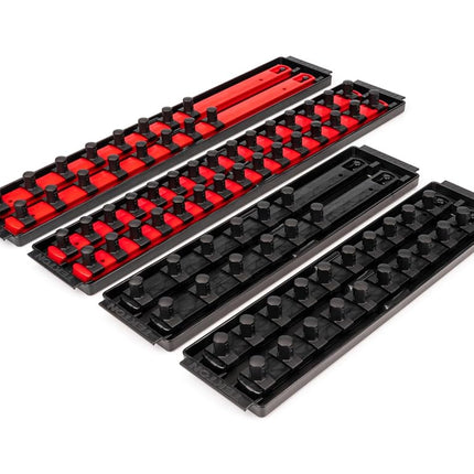 Jeu de rails et de plateaux pour douilles TEKTON 1/2 pouce (78 outils) | OST92901 | Fabriqué aux États-Unis