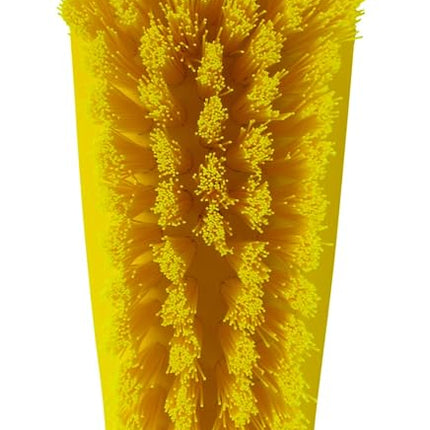 Vikan 38906 Hard Hand Brush, Yellow, Large, 200mm Length, 70mm Width, 60mm Height
