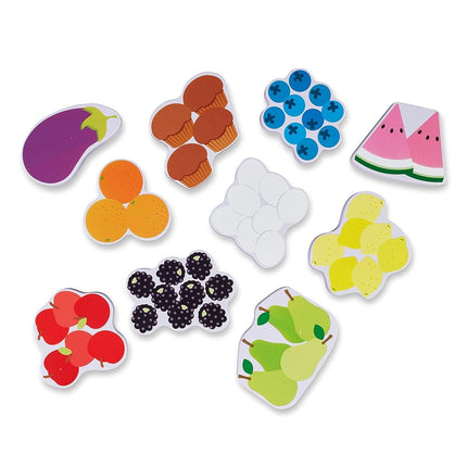 Melissa & Doug Blue's Clues & You! Wooden Chunky Puzzle - Fridge Food, Multicolor, 33024